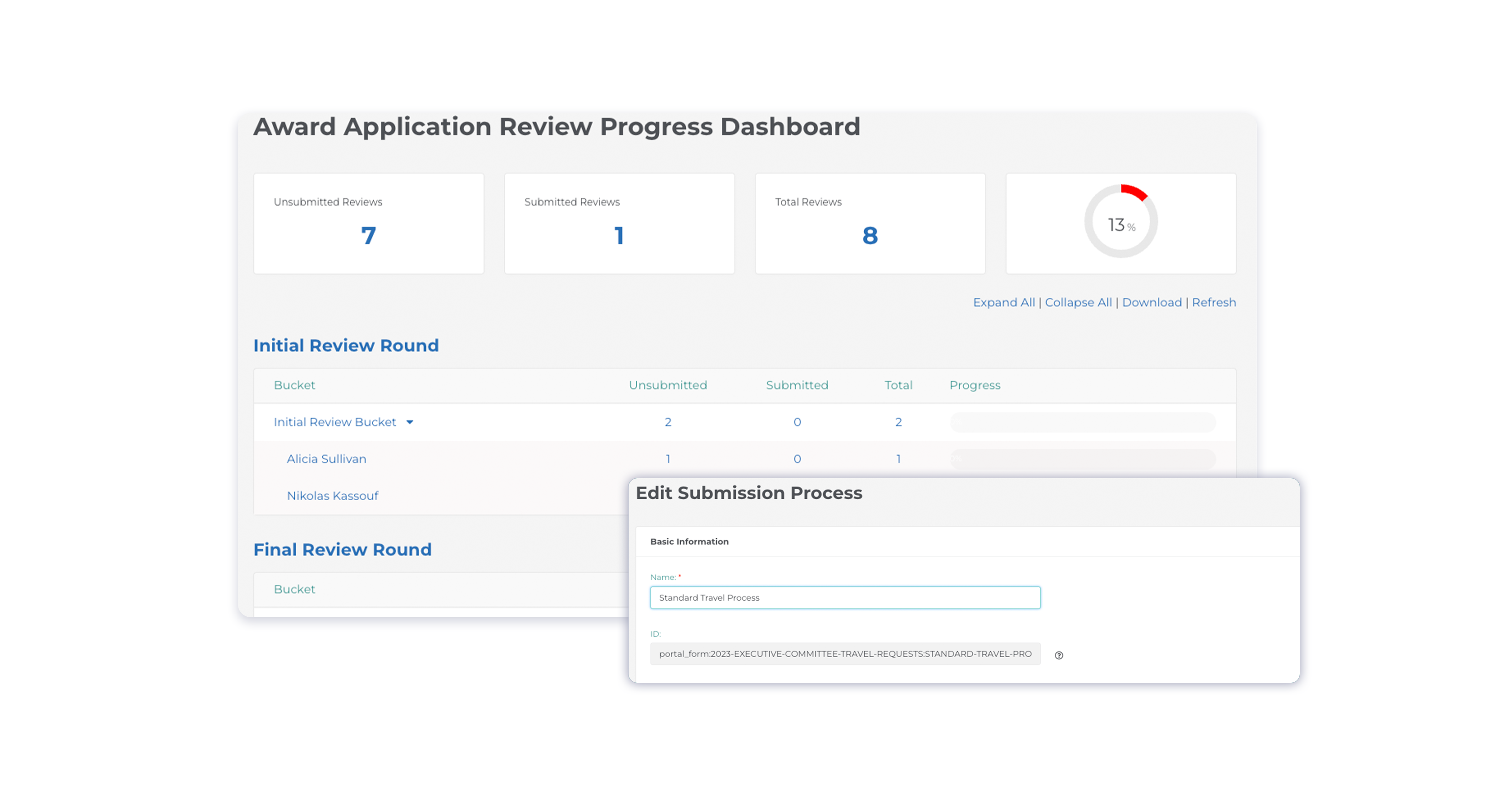 Submissions + Reviews An Easier Way to Collect and Review Information